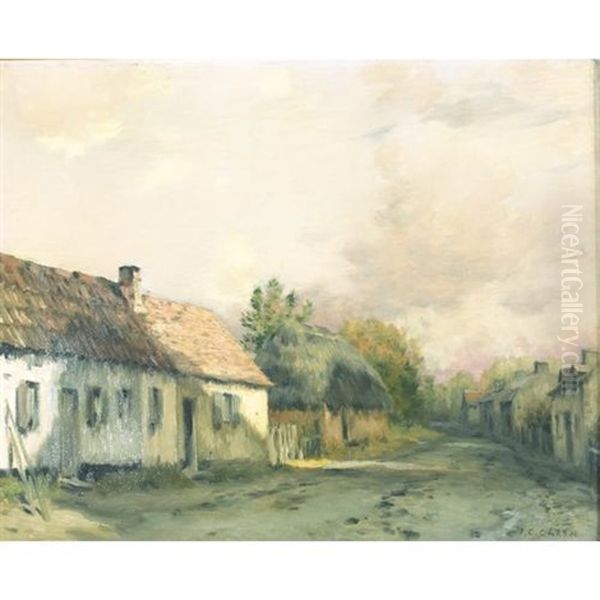 A French Country Lane - view 1