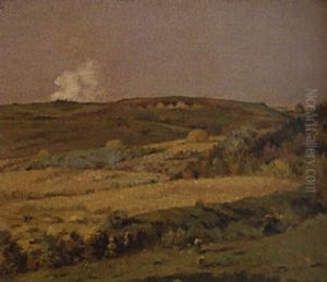 Landscape Of Fields by Jean-Charles Cazin