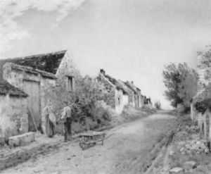 Rue Du Village by Jean-Charles Cazin