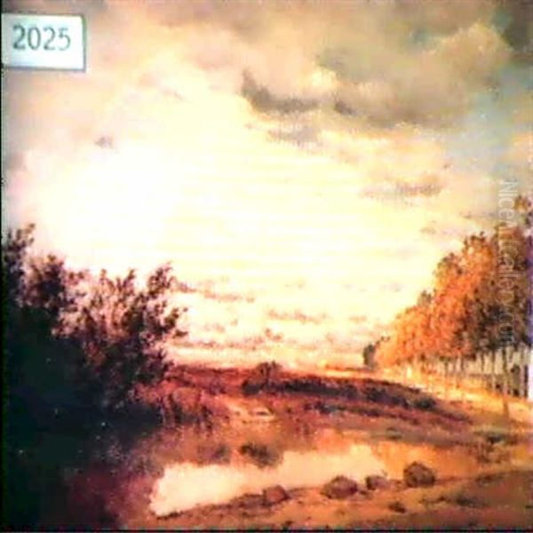 Rainbow Over A Stream - view 1