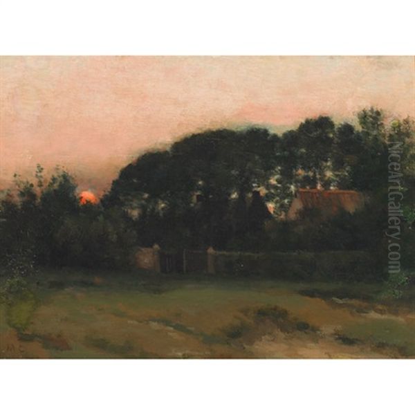 Equihen Pres Boulogne, France Sunset - view 1