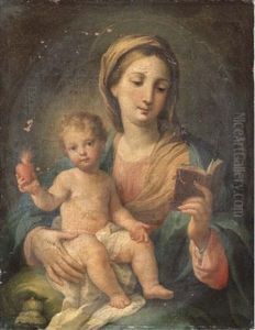 The Madonna And Child by Sebastiano Ceccarini