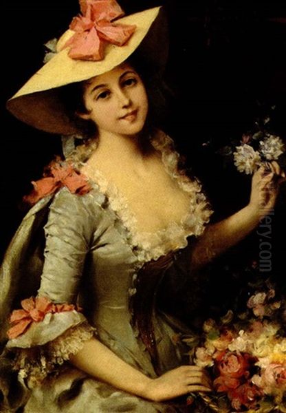 Giovane Venditrice Di Rose - view 1