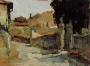 Strada Di Paese by Adriano Cecchi