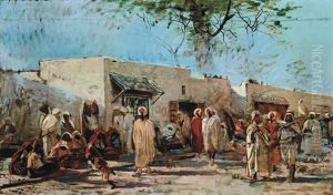 A Market In Tunis