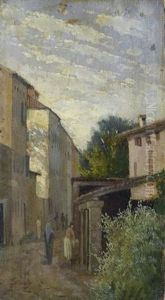 Una Via A Livorno by Eugenio Cecconi