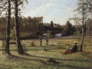 Eftermiddag Vid ,lvstranden by Karl Cederberg
