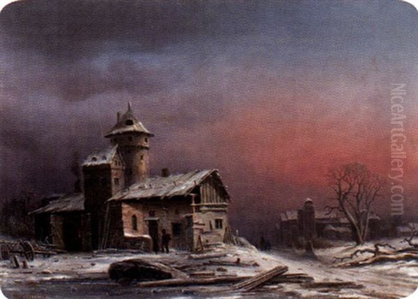 Vinter Vid Stockholms Tull - view 1
