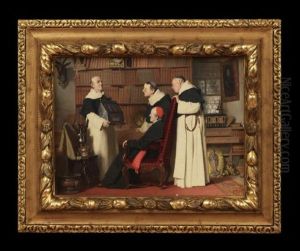 Presentation Of The Reliquary by Thure Nikolaus Cederstrom