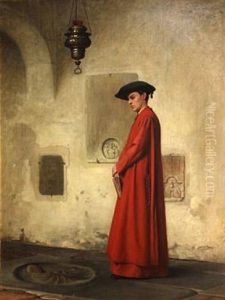 The Young Cleric by Thure Nikolaus Cederstrom