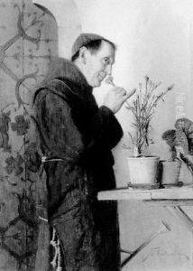 The Appreciating Monk by Thure Nikolaus Cederstrom