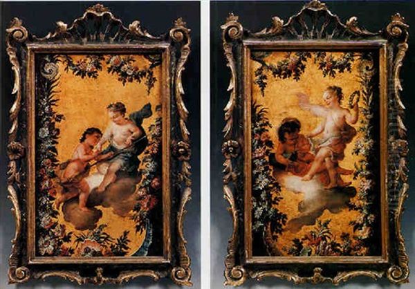 Coppia Di Putti Danzanti - view 1