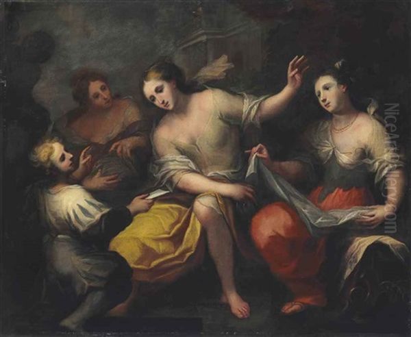Bathsheba Receiving King David's Letter - view 1