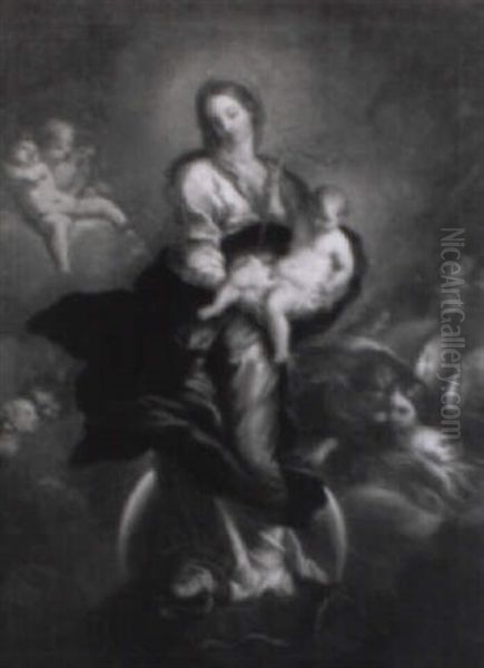 La Vierge Et L'enfant En Gloire - view 1
