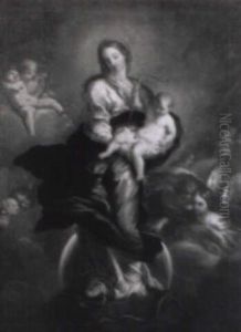 La Vierge Et L'enfant En Gloire by Andrea Celesti