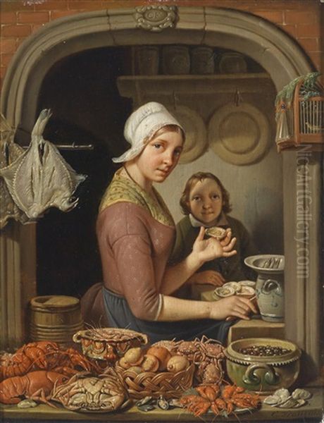 Die Fischhandlerin - view 1