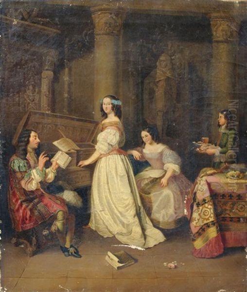 Musizierstunde Am Clavichord - view 1