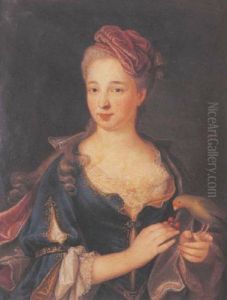 Portrait De Madame De Chateaurenard by Joseph Cellony