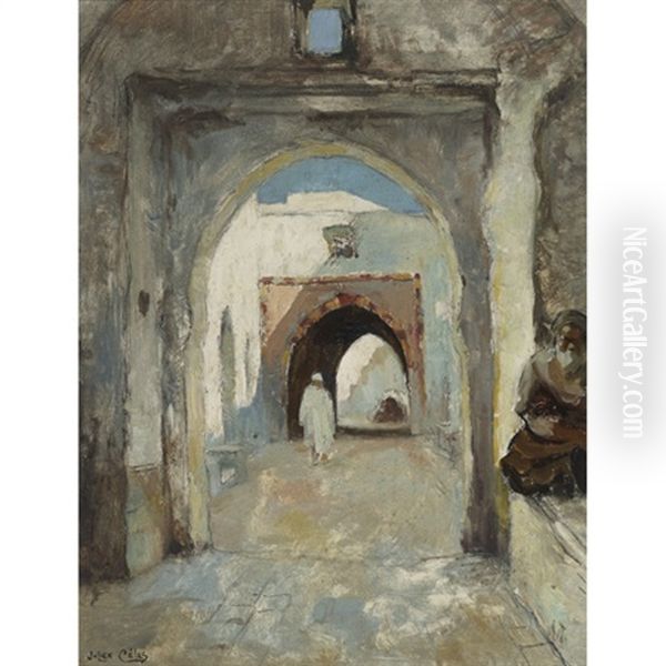 Street At Sousse (tunis) (+ Street At Tunis; Pair) - view 1