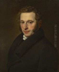 Portrait Of A Gentleman by Cornelis Cels