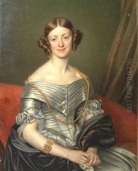Portrait Of Jessy Macpherson Nee Young (+ James Macpherson; Pair) - view 1
