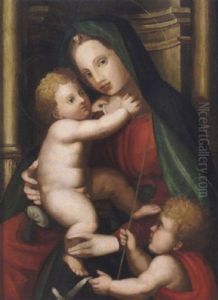 Madonna Con Bambino E San Giovannino Madonna Con Bambino E San Giovannino