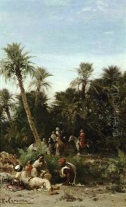 Oriental Figures by Ettore Cercone