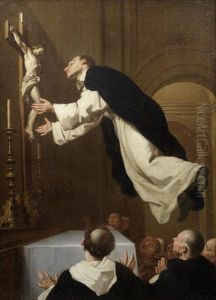 The Levitation Of Saint Dominic by Carlo Ceresa