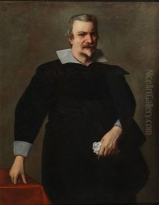 Ritratto Di Nobiluomo Con Fazzoletto Nella Mano by Carlo Ceresa