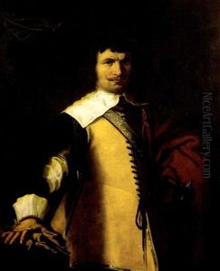 Portrait De Gentilhomme En Costume Militaire by Carlo Ceresa