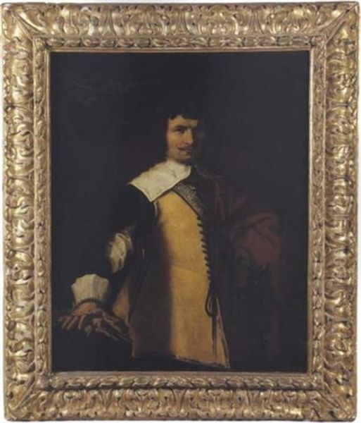Portrait De Gentilhomme En Costume Militaire - view 1