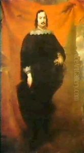 A Portrait Of A Nobleman Standing... A Portrait Of A Nobleman Standing...