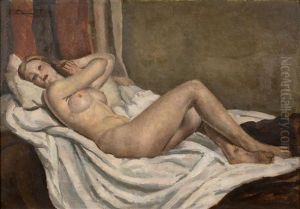 Nu Couche by Edmond Ceria