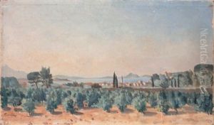 Paysage Mediterraneen by Edmond Ceria
