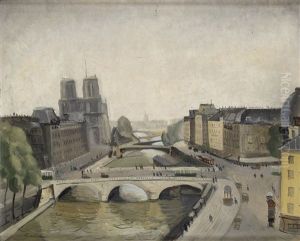 Vue De Paris by Edmond Ceria