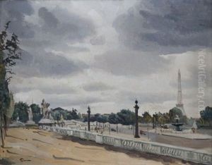 Paris La Tour Eiffel by Edmond Ceria