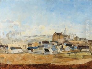 Village De Chateau Laudon by Edmond Ceria