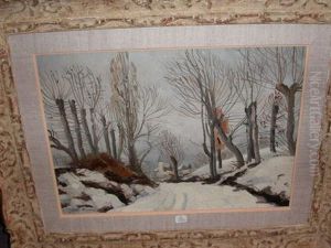 Paysage De Neige by Edmond Ceria