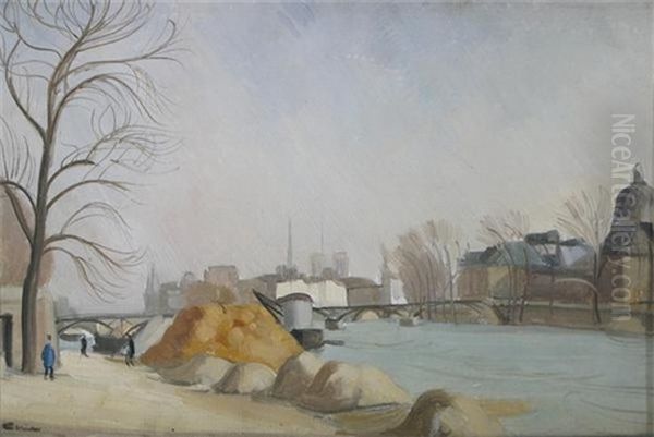 The Pont Des Arts, Paris - view 1
