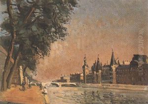Paris, La Seine Vue Du Quai De La Megisserie