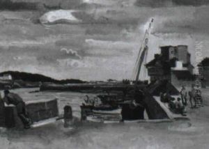 Le Port De Concarneau - L'ancien Bassin by Edmond Ceria