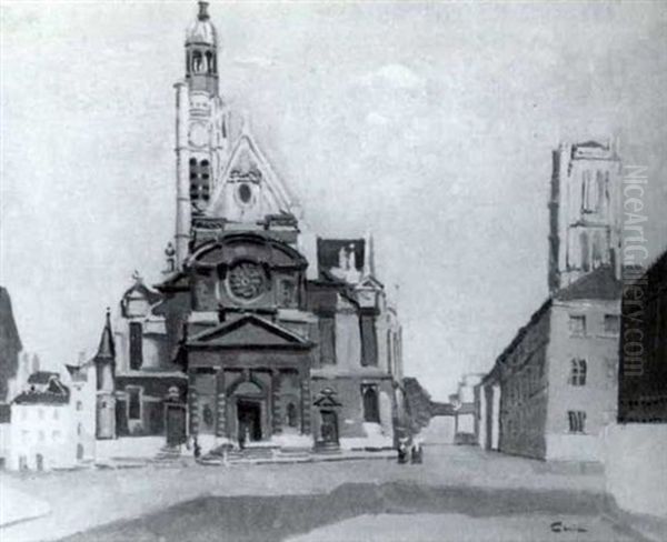 Saint-etienne-du-mont - view 1