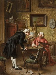 Visite A L'atelier by Theodore Ceriez