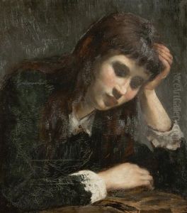Lesendes Madchen by Jaroslav Cermak