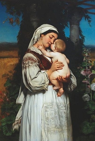 Woman With Child - view 1