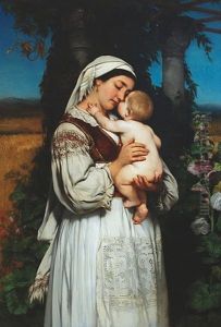 Woman With Child by Jaroslav Cermak