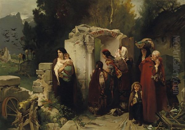 Die Ruckkehr Montenegrinischer Fluchtlinge In Ihr Heimatliches Dorf - view 1