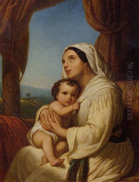 Montenegrin Mother And Child - view 1