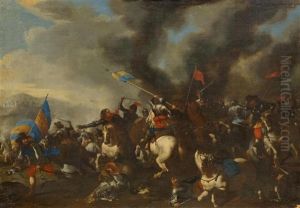 Equestrian Battle by Michelangelo Cerquozzi