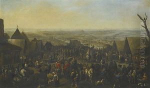 The Siege Of Ostend, 1601-1604 by Michelangelo Cerquozzi